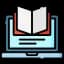 Education icon symbolizing academic and online learning