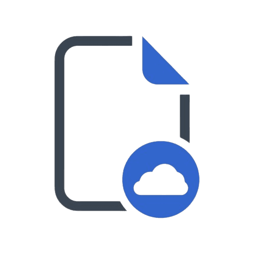 Upload document icon
