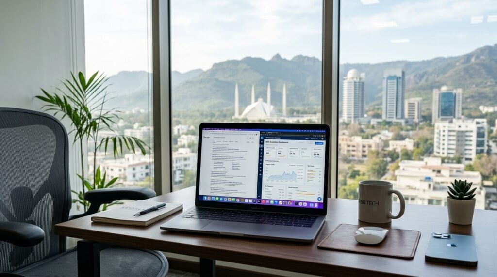 Websphere Hub team providing SEO services in Islamabad for business growth